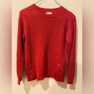 Epic threads red sweater Girls long sleeve size L